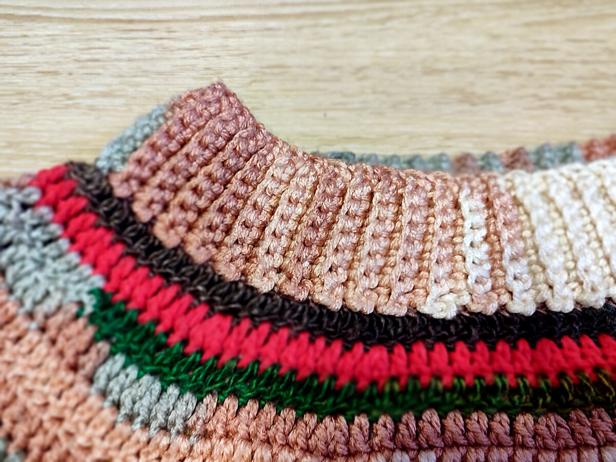 Пуловер крючком