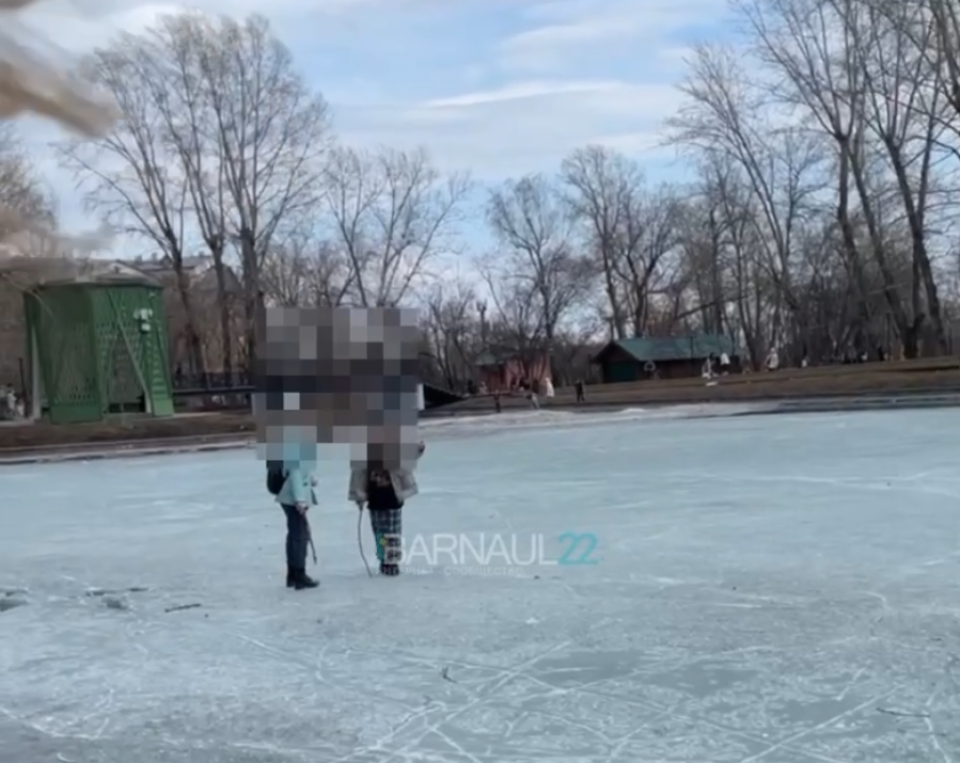    Дети на льду. Источник: Barnaul 22
