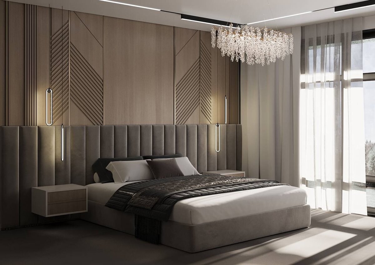 Разработка дизайна спальни от компании ArtHouse