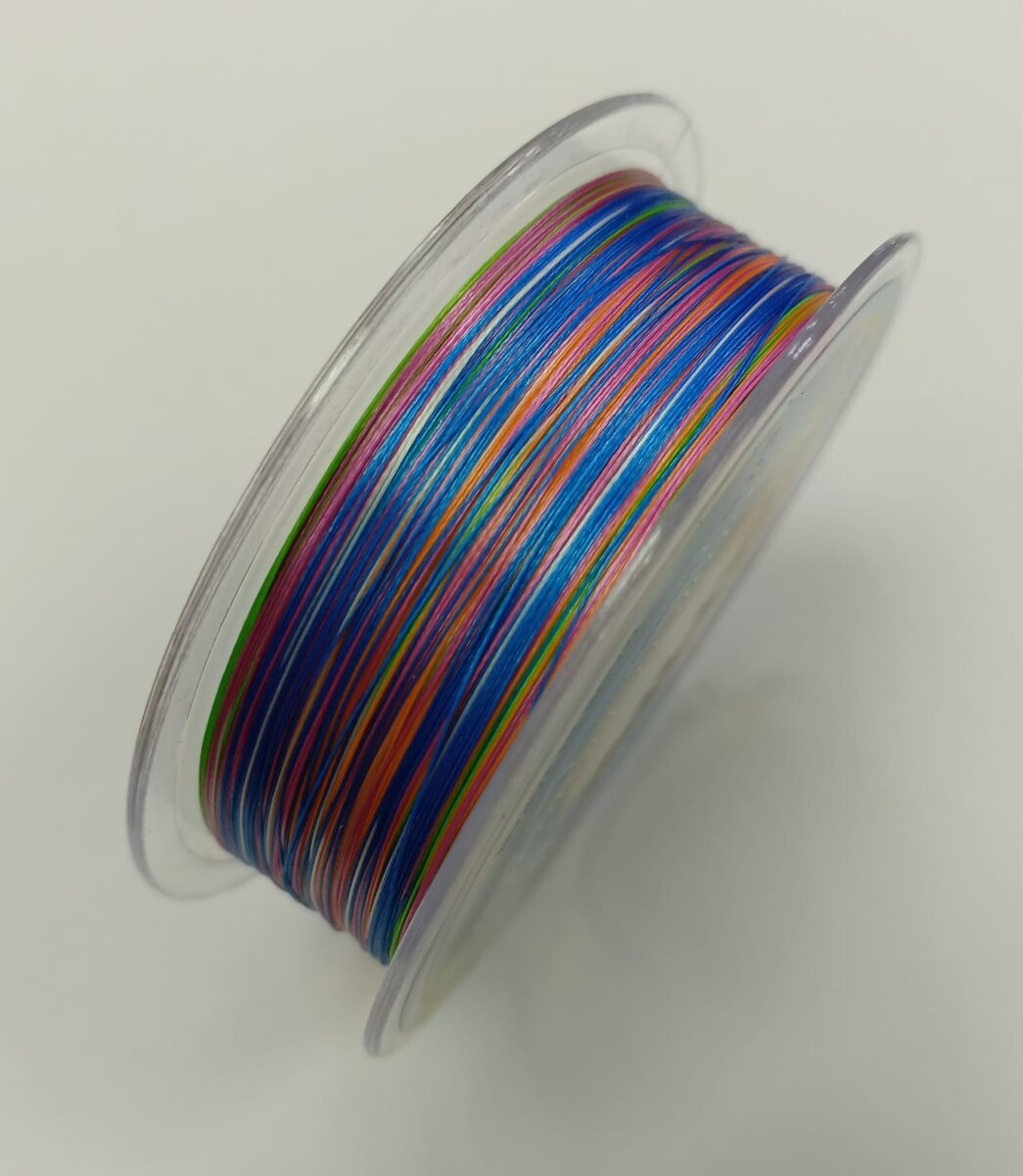 Шнур пяти цветов, по десять метров каждый. Фото автора Калачева А.В.