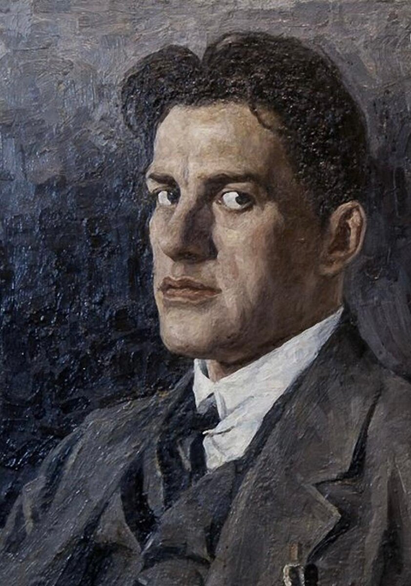 Петр Келин. «Портрет Маяковского». 1943 