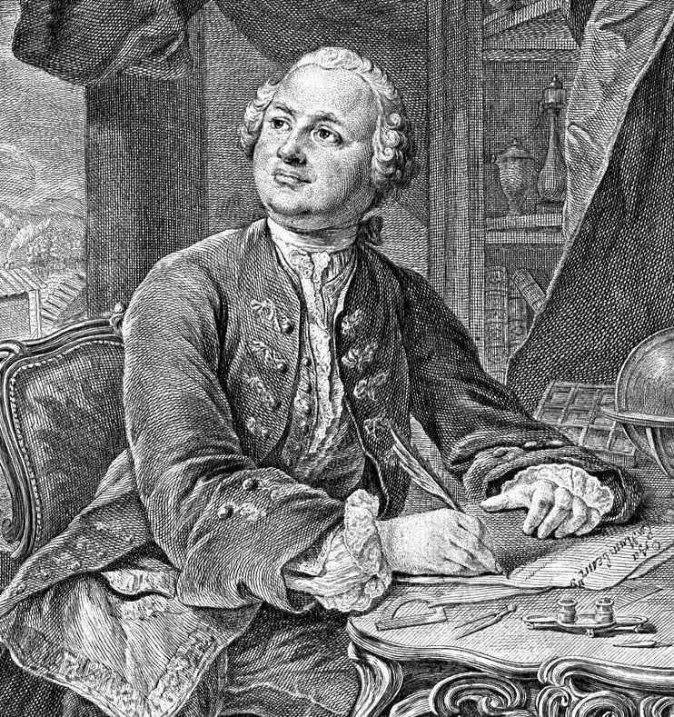 Портрет Ломоносова. Прижизненное изображение, 1757 год
