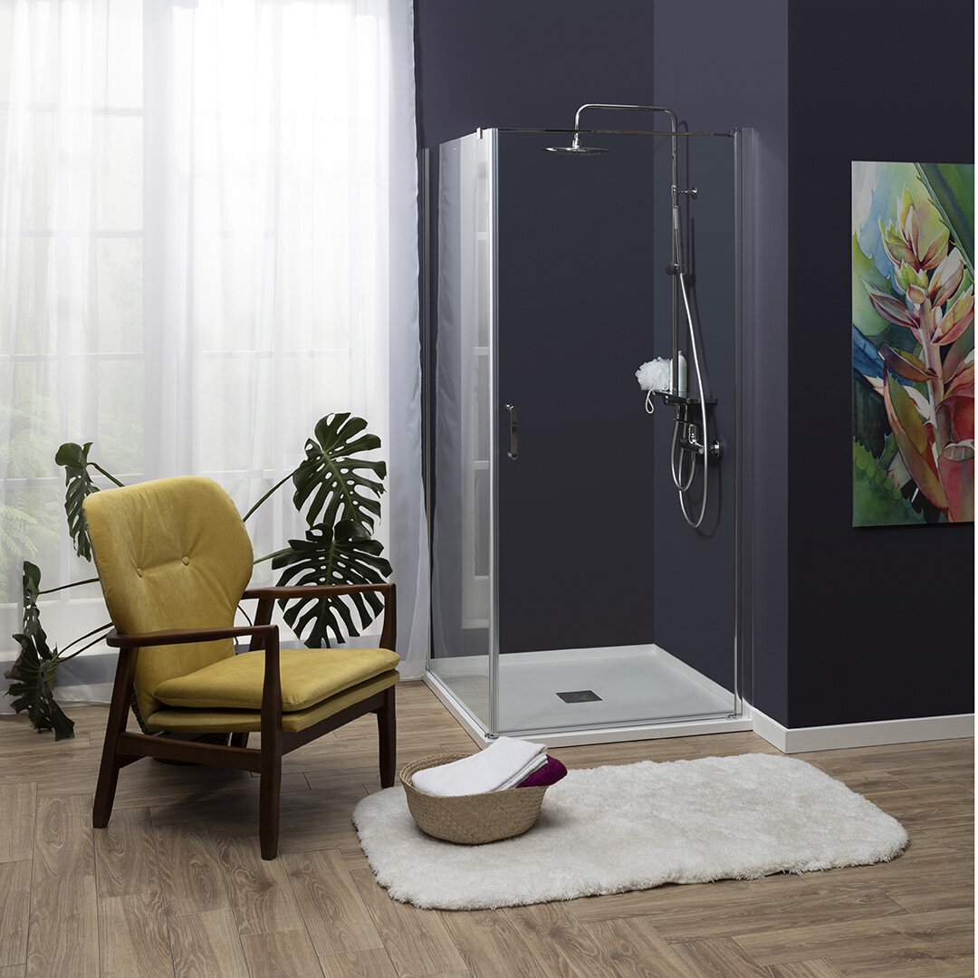 Яркий интерьер ванной комнаты 