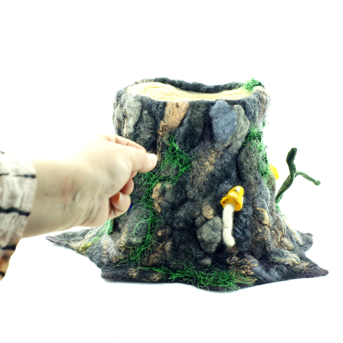 банная шапка пень.