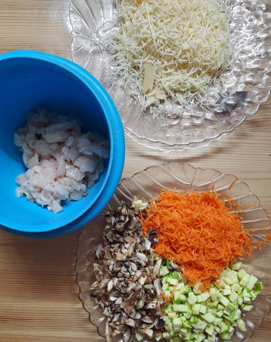 Все измельчаем. 