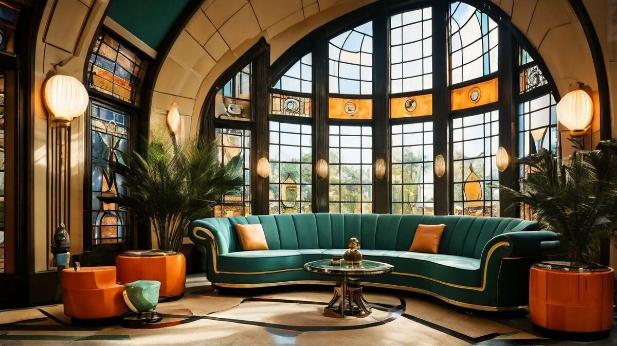 Интнерьер в стиле Арт-деко