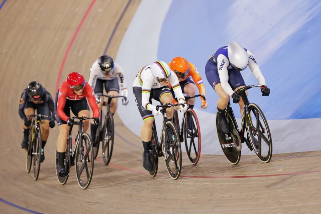    Picture by Alex Whitehead/SWpix.com - 14/04/2024 - Cycling - Tissot UCI Track Nations Cup - Round 3: Milton - Mattamy National Cycling Centre, Milton, Ontario, Canada -