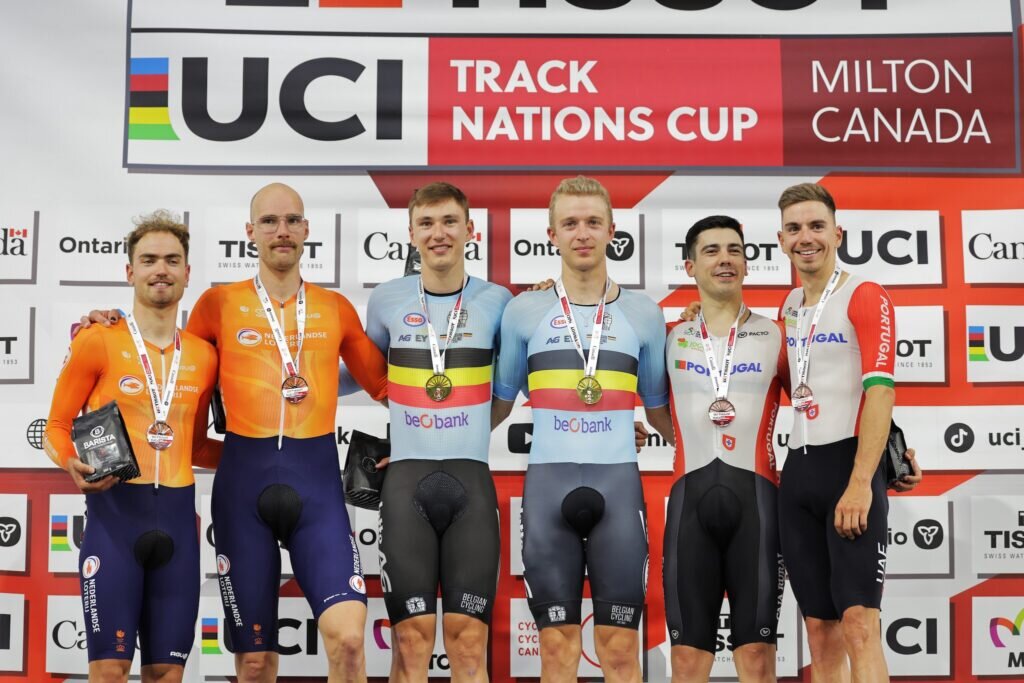 Picture by Alex Whitehead/SWpix.com — 14/04/2024 — Cycling — Tissot UCI Track Nations Cup — Round 3: Milton — Mattamy National Cycling Centre, Milton, Ontario, Canada —  📷
