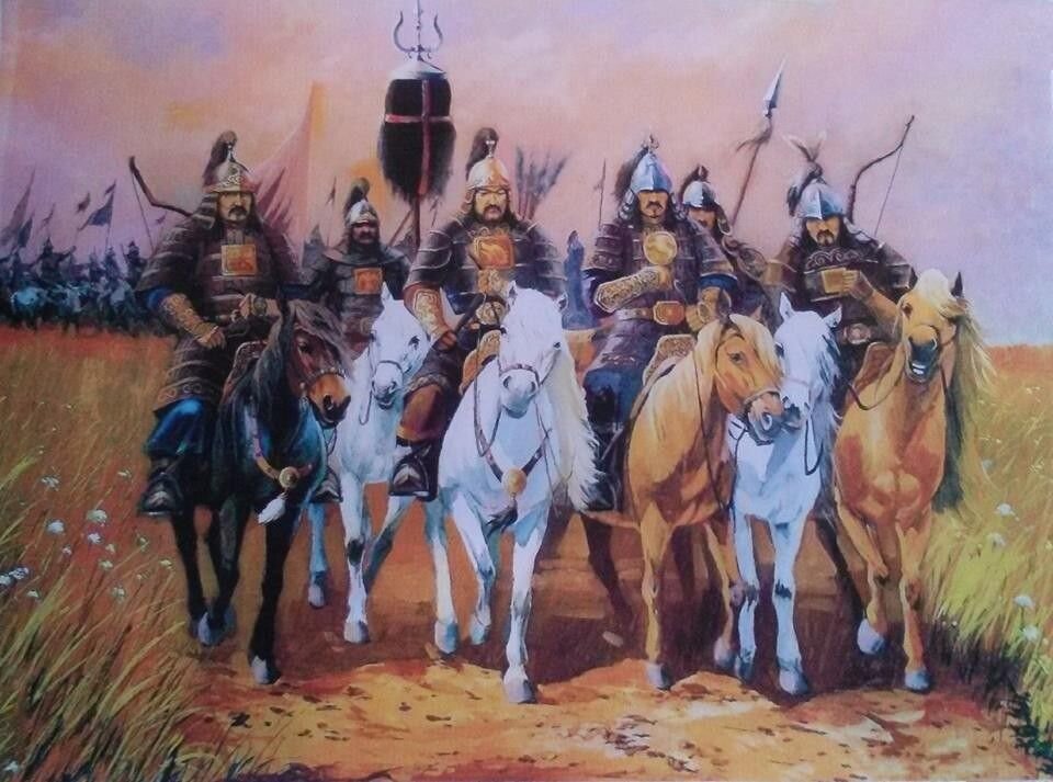 Монгольское войско.