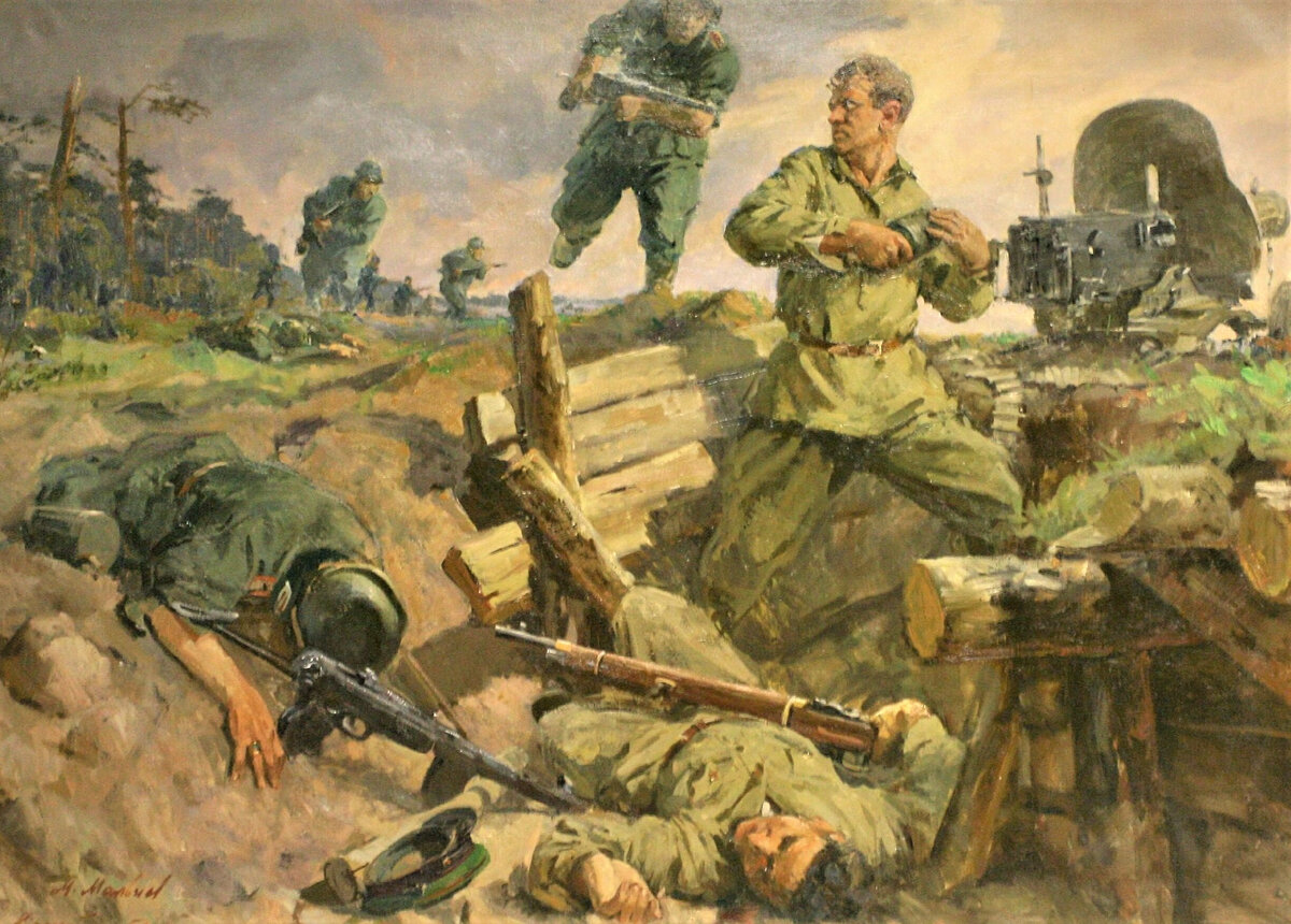 Пограничные заставы, первые встретили неприятеля, утром 22 июня.