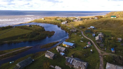 Жизнь в уникальном поселке без дорог далеко на берегу Белого моря. Жизнь на Русском Севере