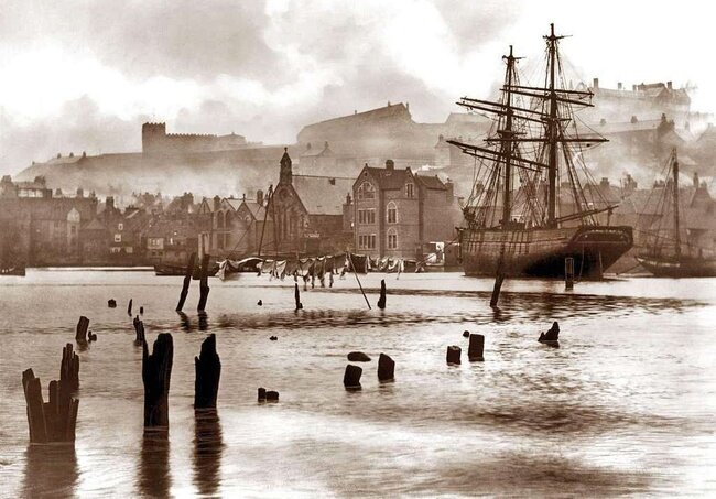 1. Whitby. Harbour. Photo by F.M.Sutcliffe.