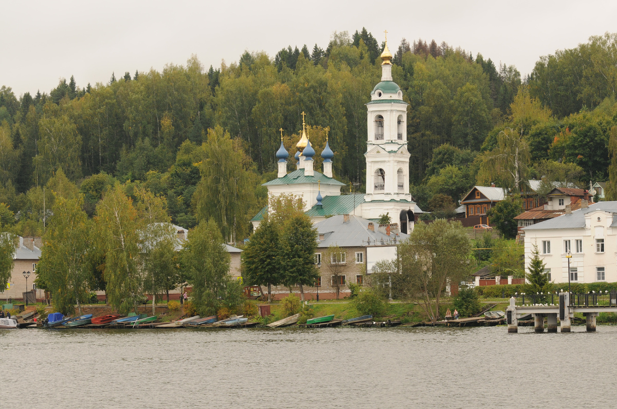 Ивановская область. Плес. Вид города с Волги. Фото автора