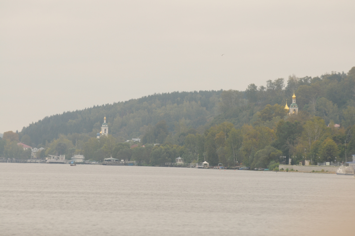 Ивановская область. Плес. Вид города с Волги. Фото автора