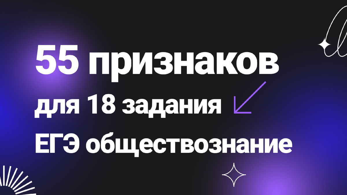 55 признаков для 18 задания | ЕГЭ обществознание | ЕГЭ ОБЩЕСТВОЗНАНИЕ |  Безрукова Светлана Алексеевна | Дзен