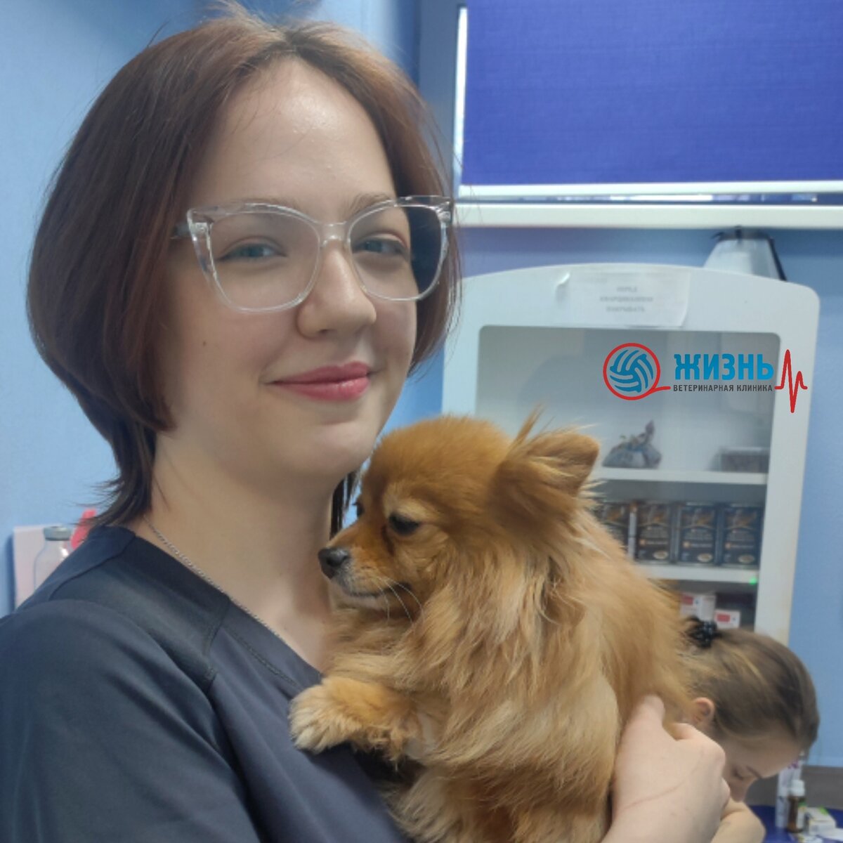Буся проходила лечение в стационаре ветеринарной клиники в Калуге "Жизнь"