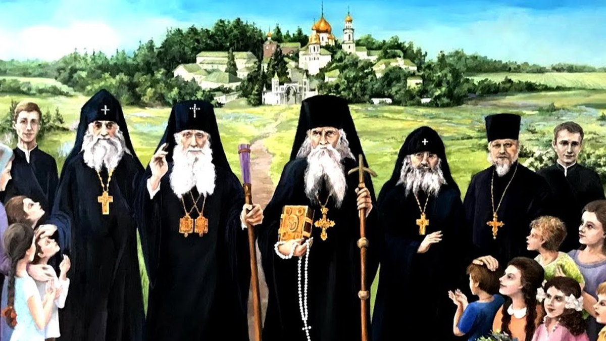 "Когда я бы еще мальчишкой, мне довелось встретиться с монахинями из Шамординского женского монастыря, но ... с монахинями прежнего Шамордина.-3