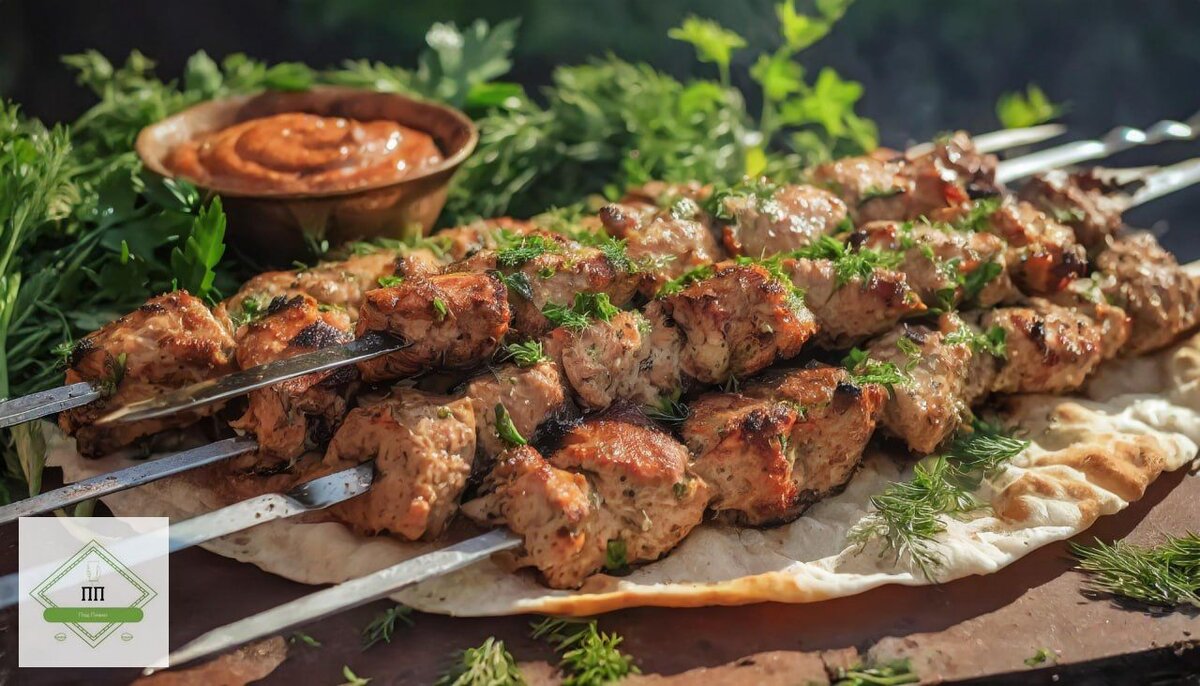 Классический шашлык из свинины