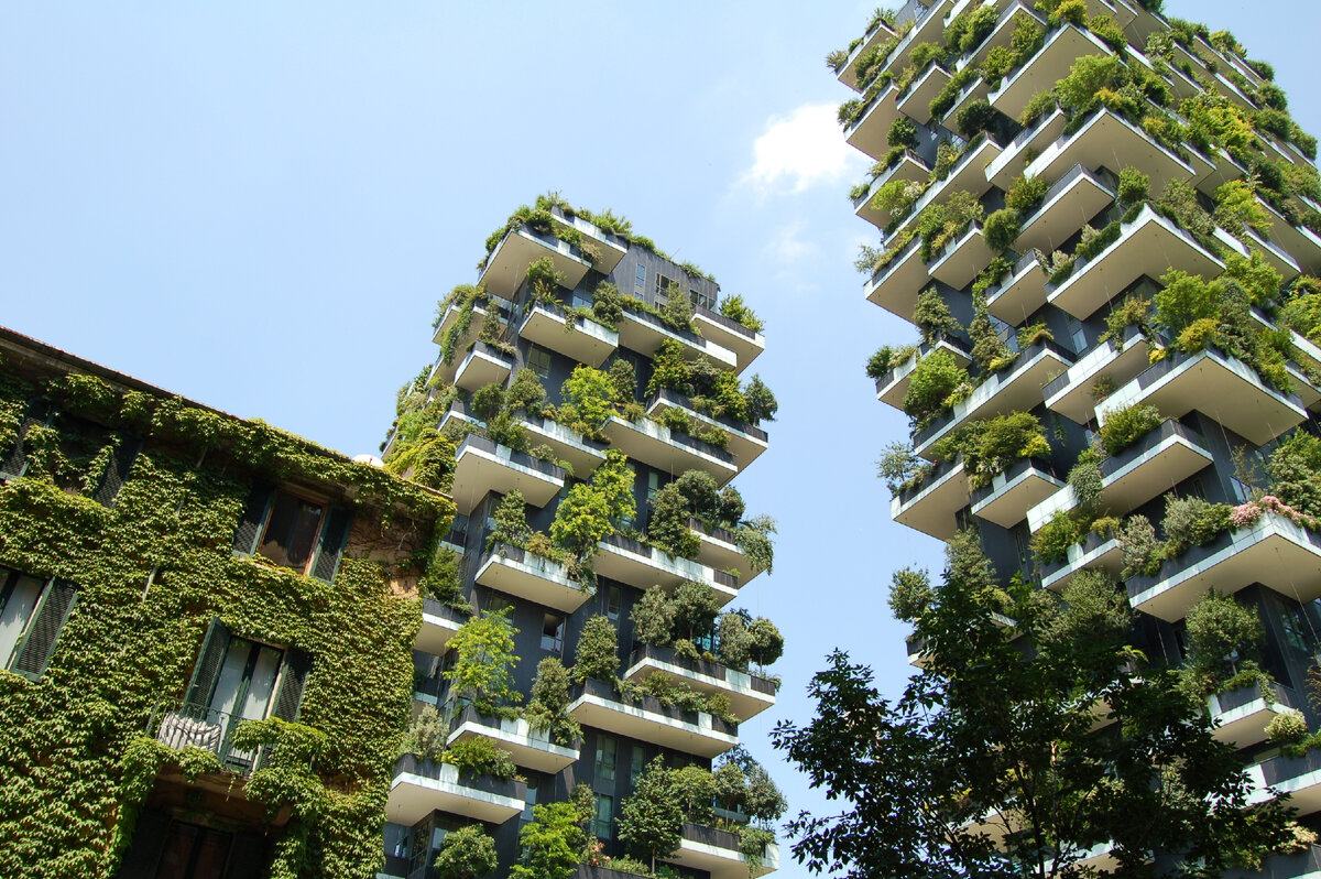 Жилой комплекс "Bosco Verticale" в Милане (Италия). Источник Яндекс.Картинки