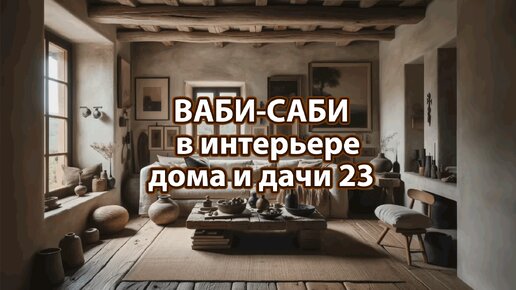 Стиль Ваби-Саби на дачу или в загородный дом 23 🏣 Смотрим фото идеи дизайна интерьера жизни и наслаждаемся красотой ❣️