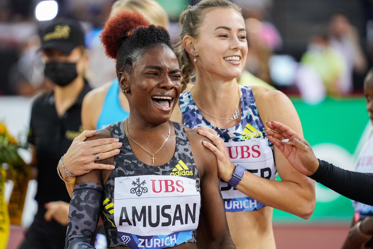 Тоби Амусан. Фото Diamond League