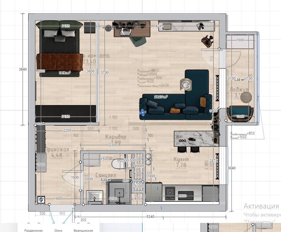                                                             Варианты планировок