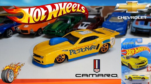 Custom Hot Wheels 10 Pro Stock Camaro HW Mattel Games 5/5