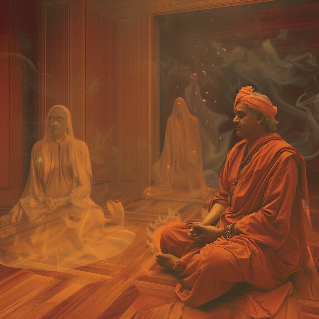 Однажды к Свами Вивекананде явились души людей, совершивших самоубийство. Изображение: gerwin.io