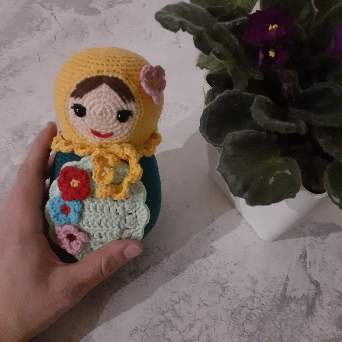 Матрёшка ручной работы.