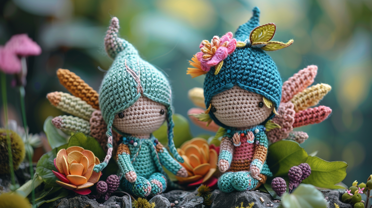 Крошки в забавных шапочках