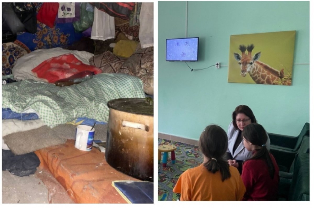    Девочки почти год не ходили в школу и не посещали медучреждения.