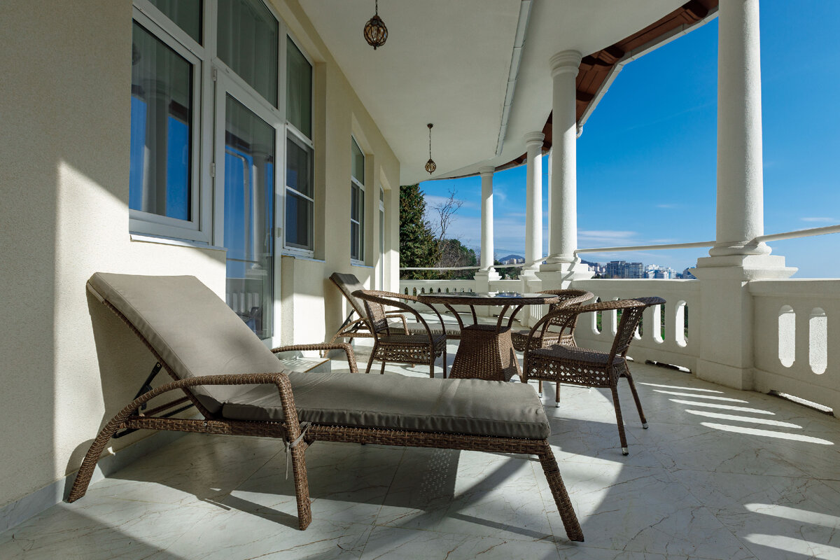 Балкон в отеле Рановский парк