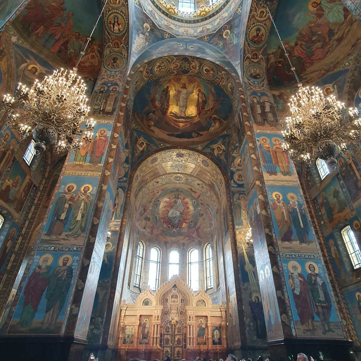Спас на Крови. Я внутри тоже была первый раз. Фото автора. 