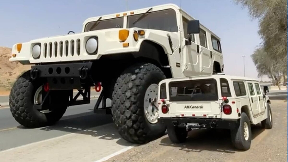 Самый большой Hummer H1, которые принадлежит арабскому шейху | Автодрайв |  Дзен