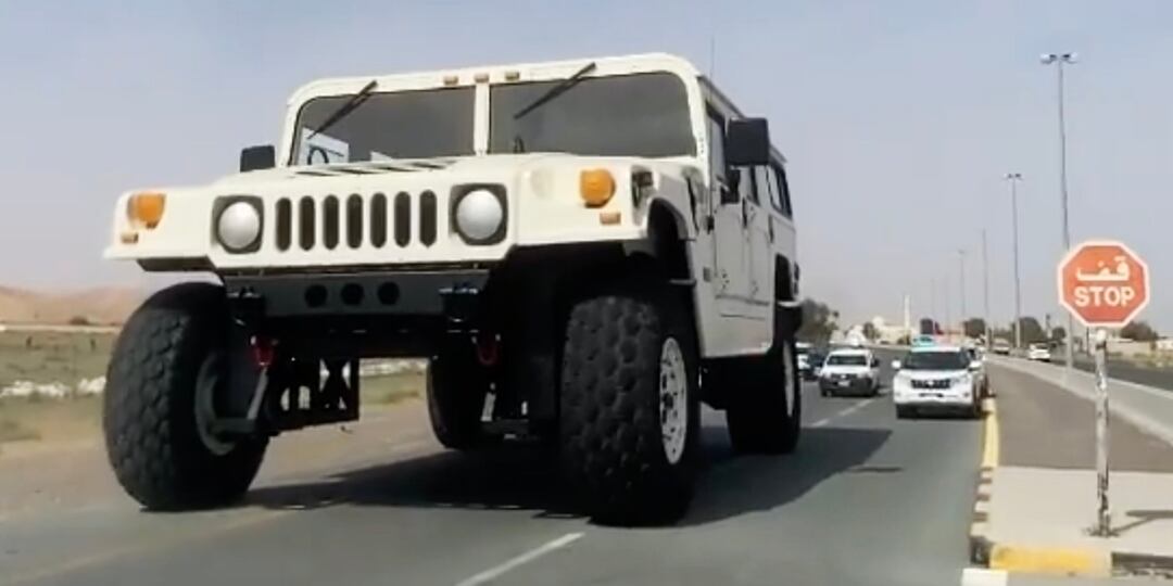 Самый большой Hummer H1, которые принадлежит арабскому шейху