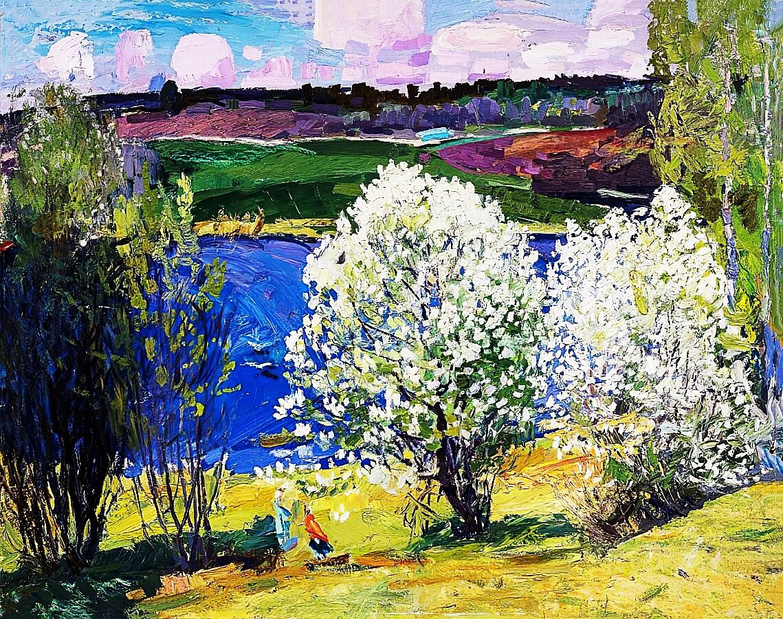 Черемуха цветёт, 1980-е
Картон 79х100 см., масло.

Автор работы:
Степанов Валентин Петрович (1931-1995) - советский и российский художник-живописец.
Местонахождение:
Дальневосточный художественный музей