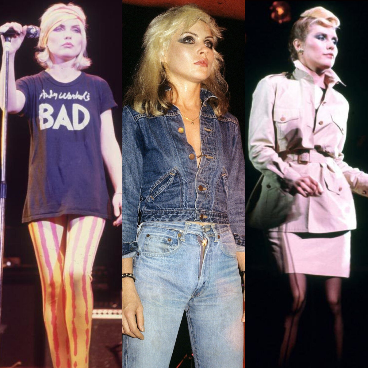  В 80-х появилась масса стилей, которые шокировали и восхищали: от коротких стрижек до гранжа (рваные джинсы, ботинки и много кожи).-24