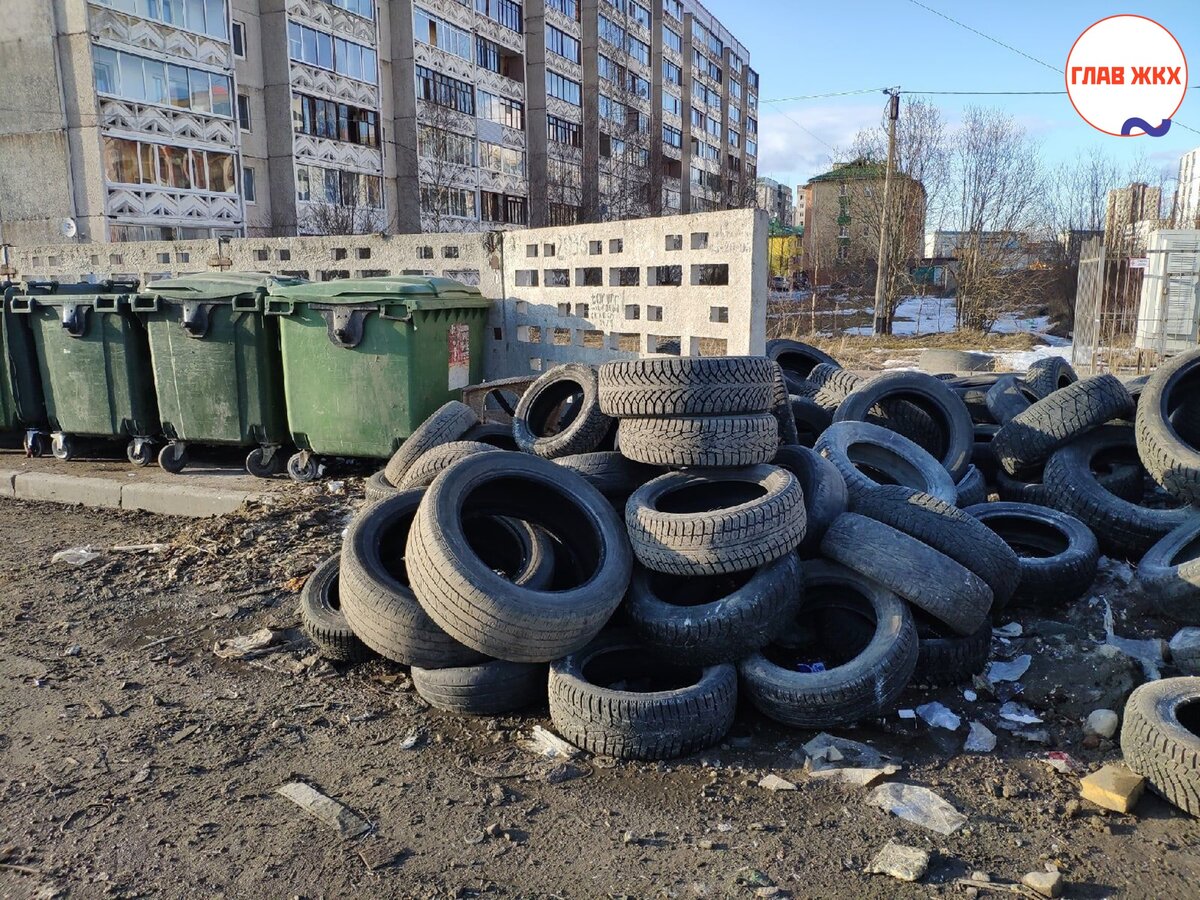 В Петрозаводске изменился адрес приёма старых автомобильных покрышек от населения 