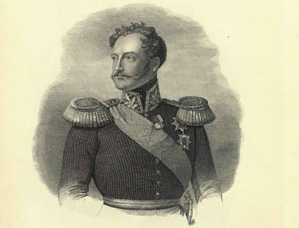 Император Николай I (гравюра 1836 г.)