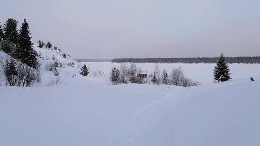 Берег реки Печора, Посёлок Усть-Соплеск, Республика Коми