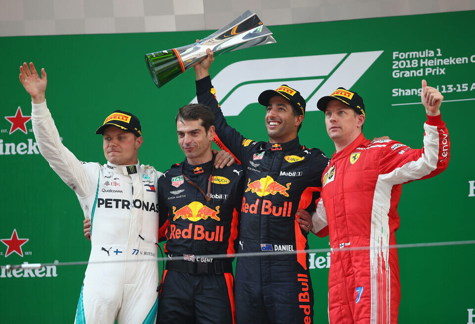    Первый вопрос конкурса AUTOSPORT.com.ru на Гран При КитаяGetty Images / Red Bull Content Pool