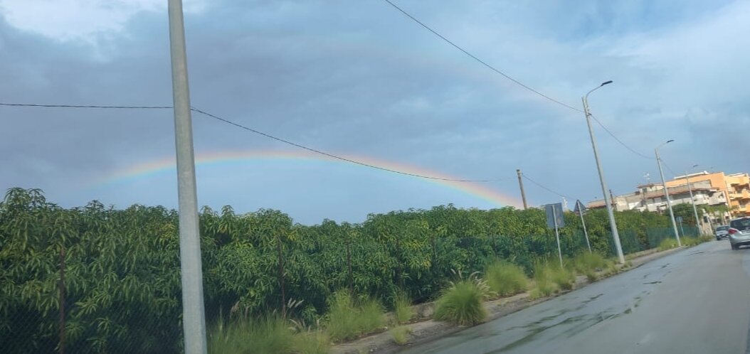 Сицилия, Милаццо.Послн дождя.осень 2023г.