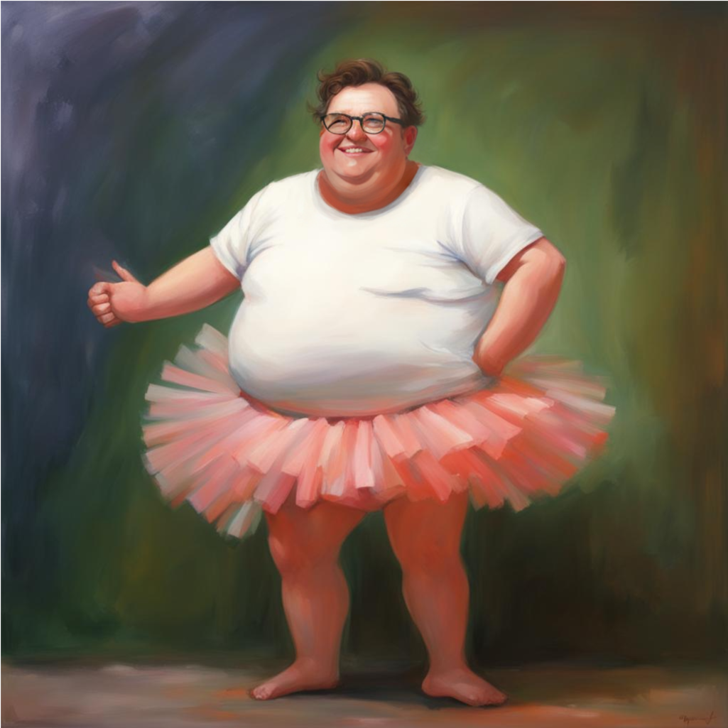 Балетные пачки — последний писк моды. Художник - Кандинский Н. С.