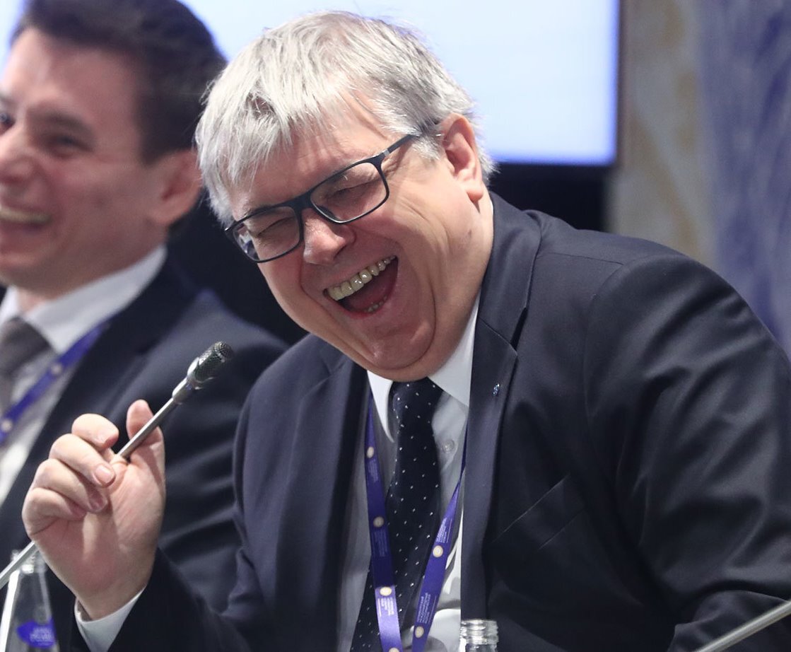 Ректор НИУ ВШЭ Ярослав Кузьминов во время панельной сессии «Проектное планирование и его эффективность в бюджетном процессе» // 01 июня 2017