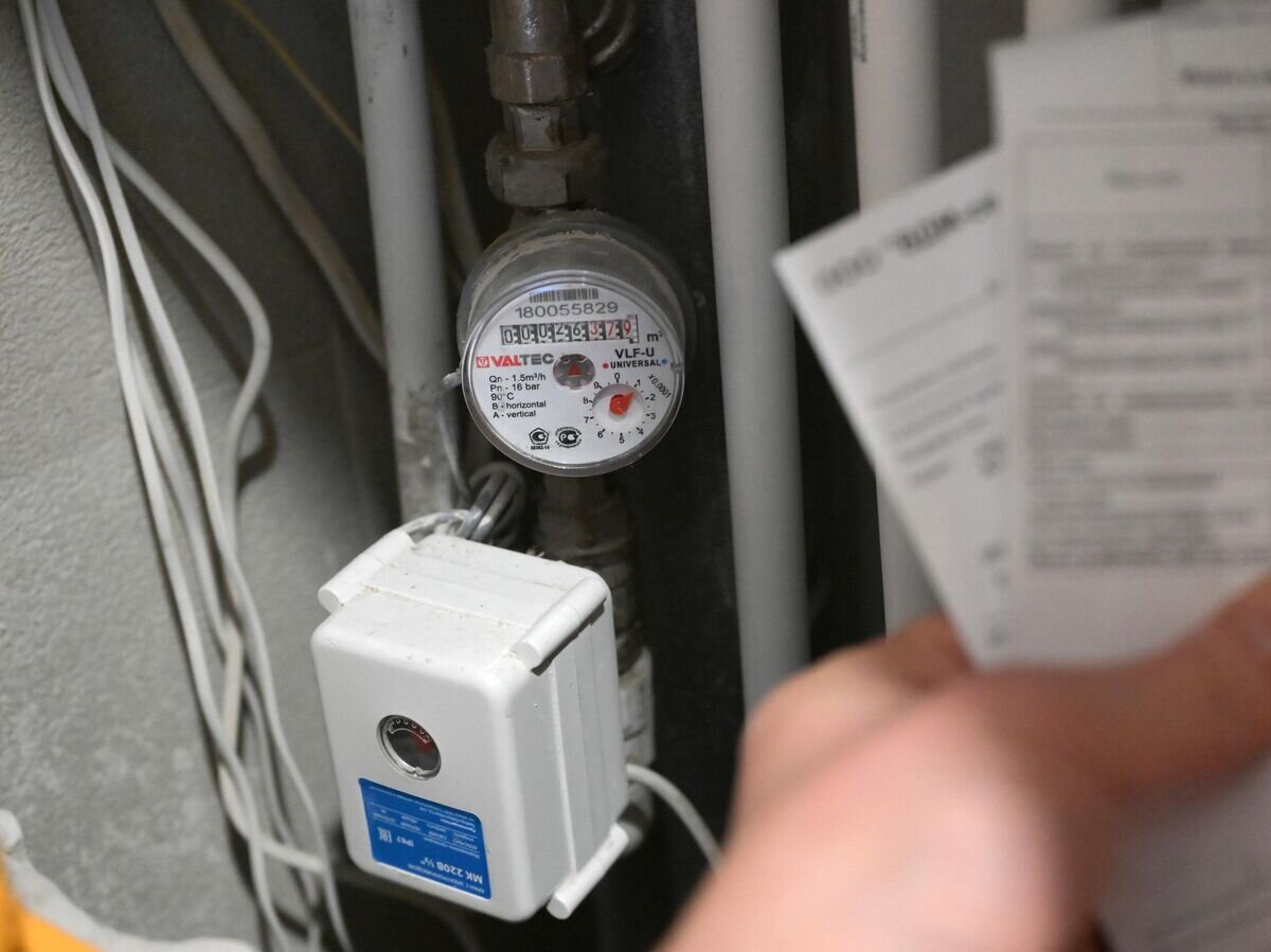    Прибор учета расхода воды в московской квартире© РИА Новости / Владимир Трефилов