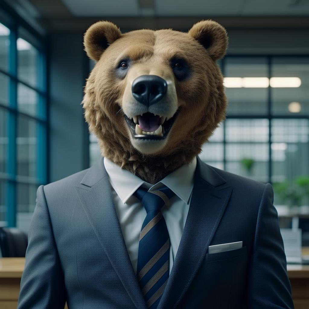 Наши медведи 🐻 любят своё дело! 