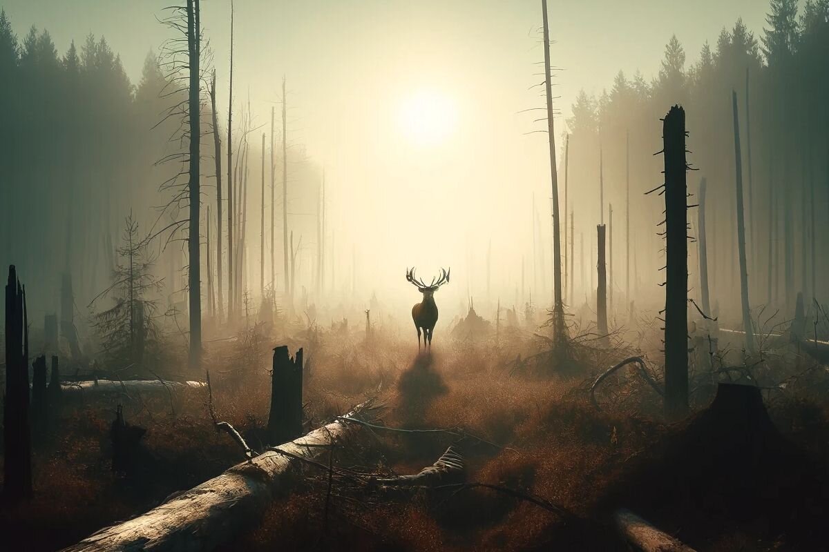 Ну как можно охотиться на этих прекрасных животных? Источник: нейросеть📷
