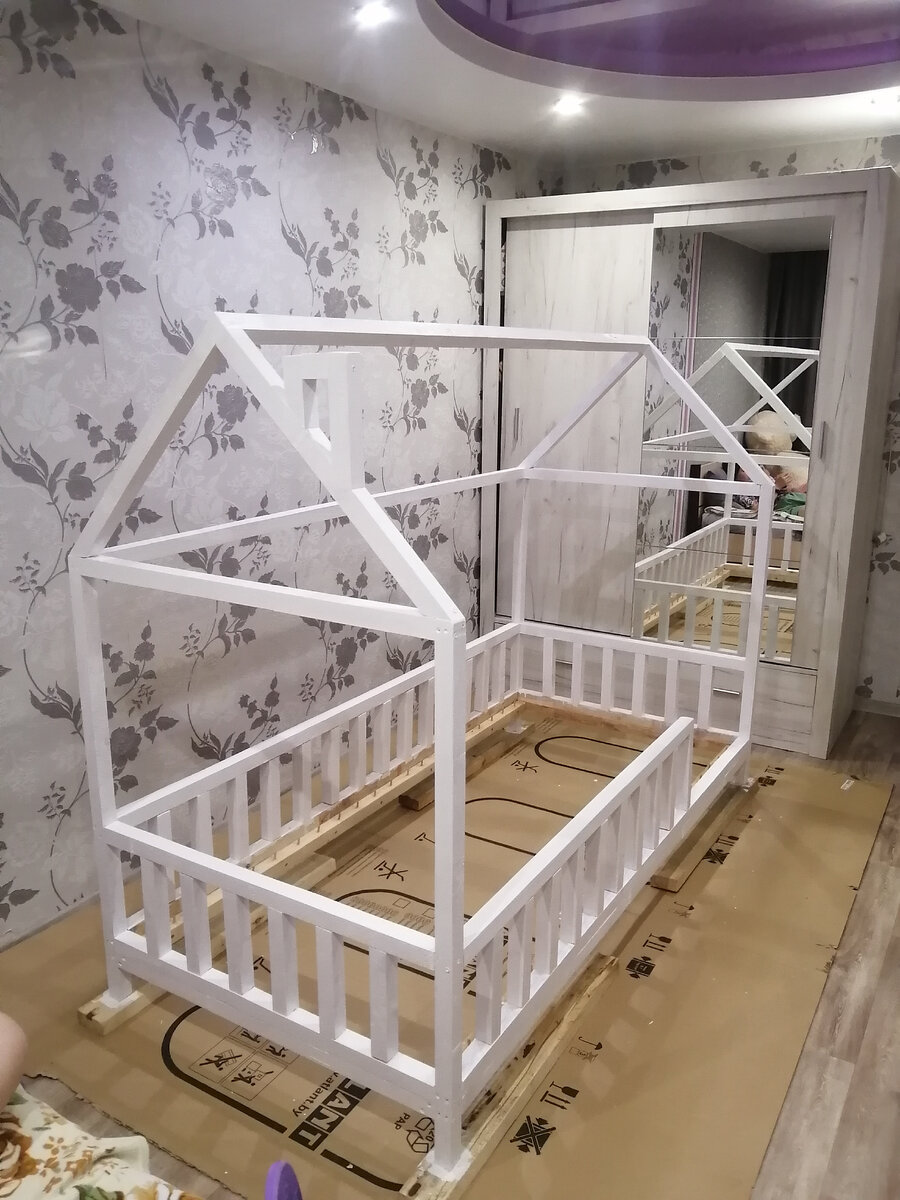 

Вступление:
Создание уютного места для ребенка – важная задача для каждого родителя. И почему бы не добавить в этот процесс немного творчества и личной работы? В этом мастер-классе мы рассмотрим, как изготовить уникальную детскую кроватку в форме домика своими руками. Погрузимся в мир детской фантазии и уютных мечтаний вместе!

Шаг 1: Подготовка материалов
Для начала нам потребуются доски различных размеров, дрель, саморезы, пила и мерный инструмент. Важно выбрать качественные материалы, безопасные для ребенка.

Шаг 2: Планирование и измерение
Прежде чем приступить к сборке, нужно разработать план конструкции и произвести все необходимые измерения. Это поможет избежать ошибок на более поздних этапах работы.

Шаг 3: Сборка основы
Начнем с сборки основы кроватки, которая будет служить фундаментом для домика. Мы соединим доски таким образом, чтобы получилась прочная и устойчивая конструкция.

Шаг 4: Создание каркаса домика
Теперь перейдем к созданию каркаса домика.Чтобы придать конструкции желаемый облик. Этот этап требует аккуратности и точности.

Шаг 5: Отделка и декорирование
После сборки каркаса приступим к отделке и декорированию кроватки. Можно использовать краску, обои или ткани для создания уютной атмосферы внутри домика. Добавим детали, которые сделают кроватку уникальной и привлекательной для ребенка.

Шаг 6: Завершение и проверка безопасности
Последний этап – завершение работы и проверка безопасности конструкции. Убедимся, что все элементы кроватки надежно закреплены, а материалы не представляют опасности для малыша.

Заключение:
Создание детской кроватки-домика своими руками – это не только увлекательный процесс, но и замечательная возможность воплотить в жизнь свои идеи и фантазии. Пусть каждая ночь вашего ребенка будет наполнена сказочными сновидениями в его собственном уютном уголке!