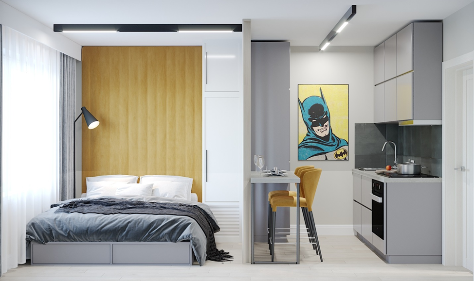 Студия так же функциональна, как однокомнатная квартира, а стоит дешевле