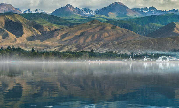 Озеро Иссык-куль, Кыргызстан. Фото из Интернета